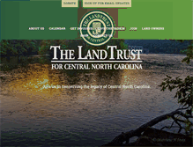 Tablet Screenshot of landtrustcnc.org